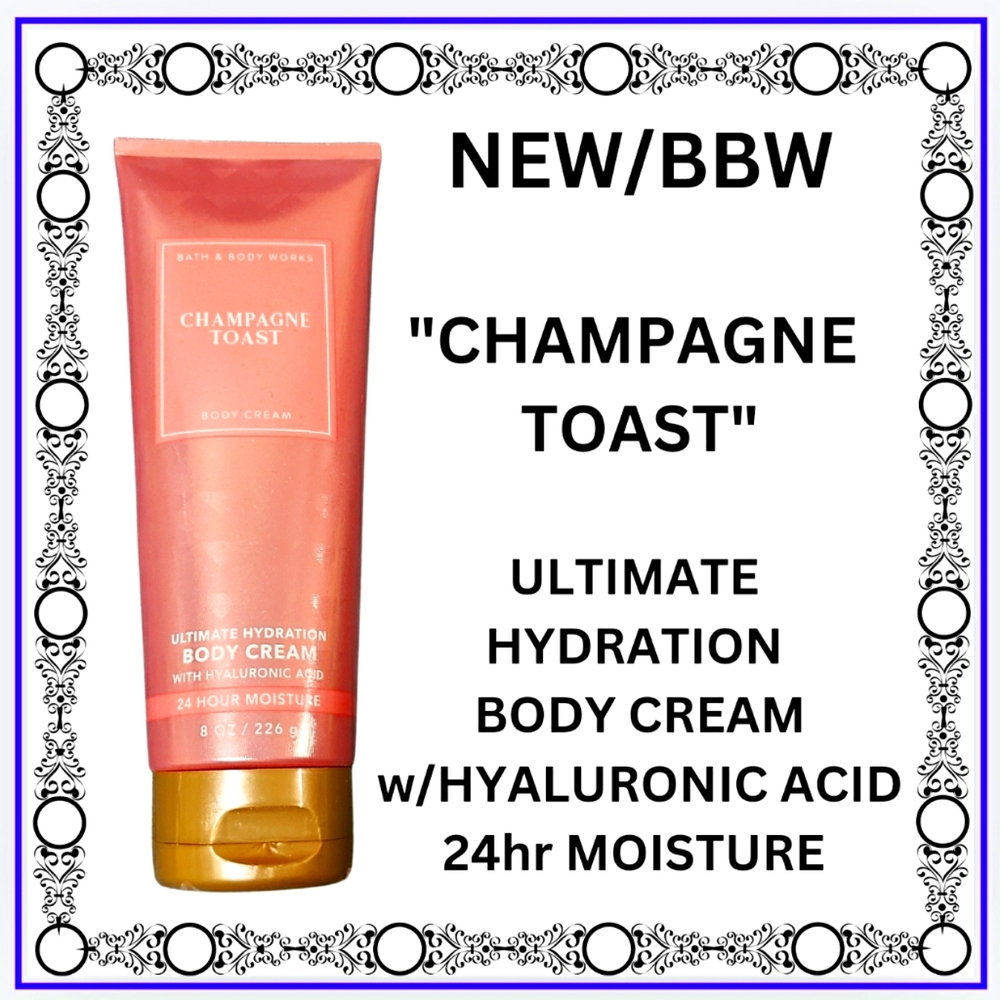 🔥NEW/BBW/"CHAMPAGNE TOAST"/ULTIMATE HYDRATION BODY CREAM
